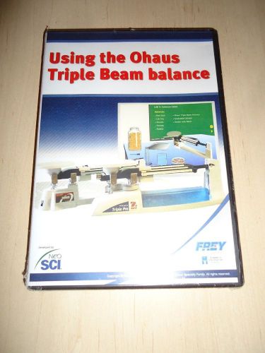New Sealed How To Use Ohaus Triple Beam Balance Scale Window &amp; Mac disc Software