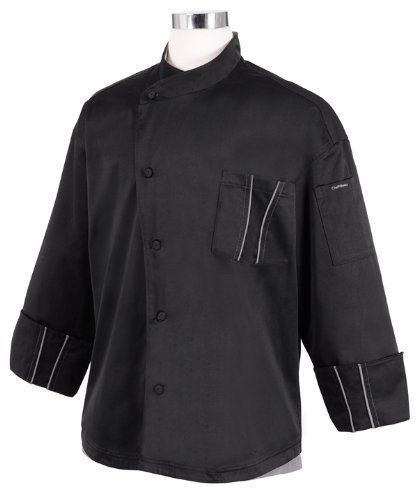 Chef Works SILS-BTG-XL Amalfi Signature Series Chef Coat