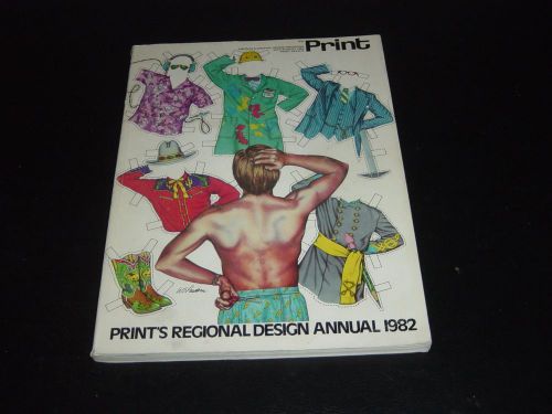 PRINT AMERICA&#039;S GRAPHIC ARTS MAGAZINE 1982 JULY/AUGUST REGIONAL DESIGN ANNUAL FN