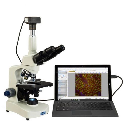 OMAX 40X-2000X USB3 10MP Darkfield Lab Trinocular LED Microscope for Live Blood