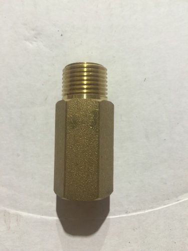 Brass Sprinkler Head Extension | 1/2&#034; Diameter x 1-1/2&#034; Long.