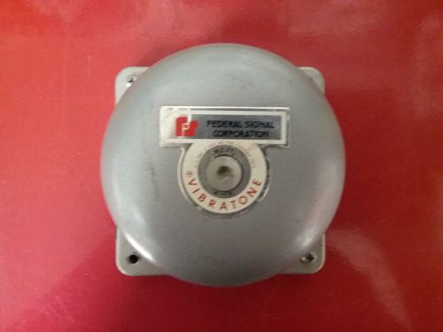 Federal signal corporation a-4 model 500 vibratone 4&#034; audible fire alarm/bell nr for sale
