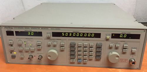 ANRITSU SYNTHESIZED SIGNAL GENERATOR MG3632A 100KHZ -2080MHZ