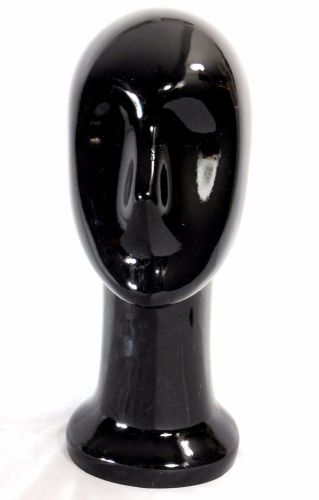 Head Mannequin Display Form Color Glossy Black