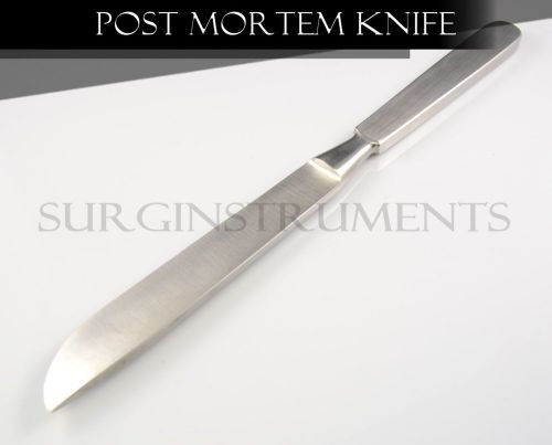 Stainless Steel Autopsy Post Mortem Disection Knife Blade - 10.5&#034; Straight Spine