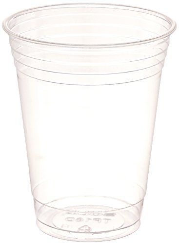 Solo cup company plastic party cold cups, 16 oz, clear, 100 pack for sale