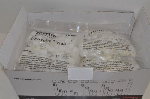 450pc Thermo Nunc 1.0ml starfoot conical cryotube vials 375353