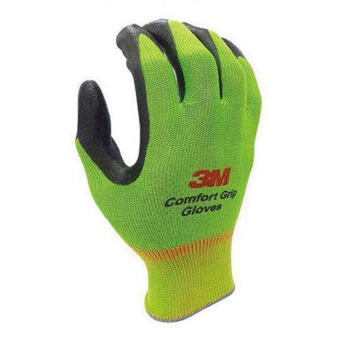 3M Comfort Grip Gloves Industrial Work Outdoor Sky Blue/Green, M/L Free Shipping