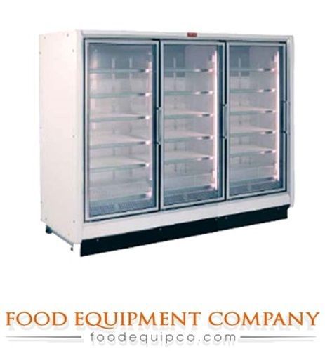 Howard McCray RIF3-24 Remote Freezer Merchandiser 3-Section (3) Hinged Glass...