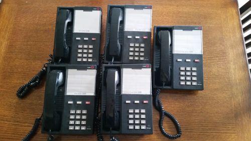 Lucent 8101 Telephone Black LOT OF 5 PHONES WITH HANDSET..