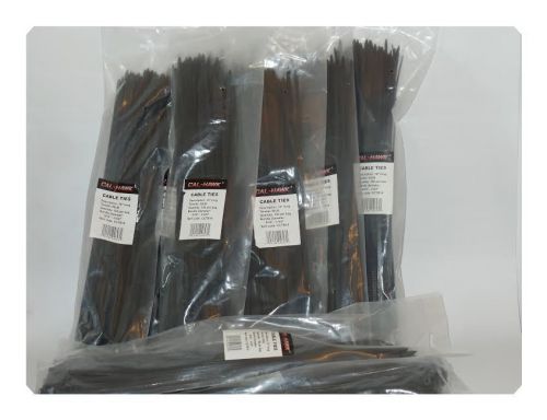 500 kits 14&#034; inch  cable zip ties tensile rating 50 lb. for sale
