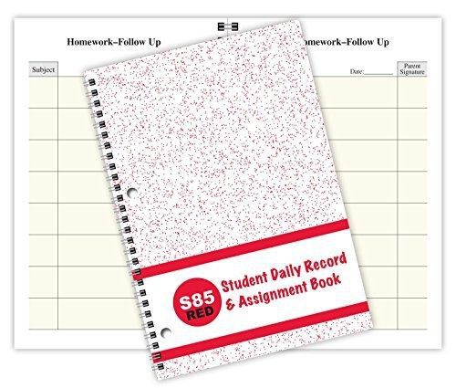 ELAN Student Planner Daily Format for Elementary School (S85-Red)