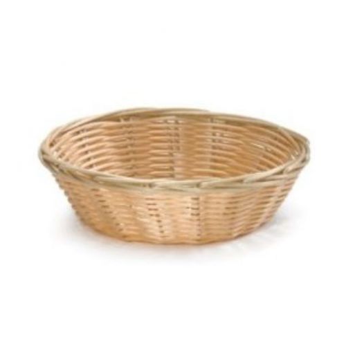 NEW, 8-Inch Round Woven Bread Roll Baskets, Food Serving Baskets, Basket, - Set