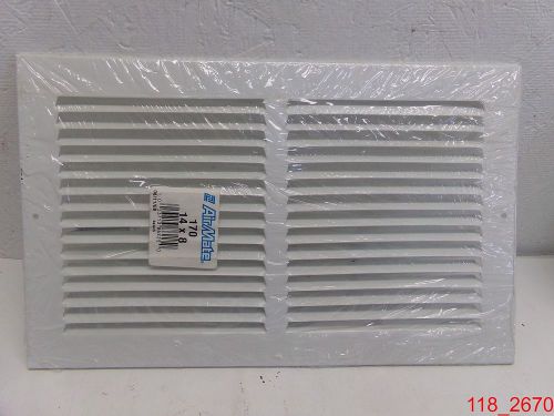 Airmate 170 14&#034; x 8&#034; air return grille, 1/2&#034; louver 5/16&#034; ext for sale