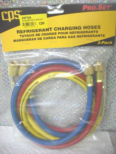 Cps products  36&#034; charging hose set w/abb valves #hp3a for sale