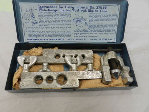 Tubing Tool Kit, Imperial-Eastman 375-FS, manual