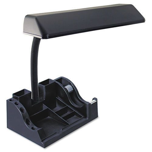Ledu Deluxe Organizer Fluorescent Desk Lamp, 16-1/2&#034; High, Black