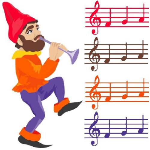 30 Custom Gnome Music Personalized Address Labels