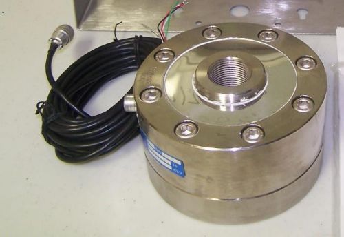 Compression Load Cell 100,000 LB,LPD-CT-100k, Low Profile Disk Sensor, New