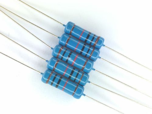 20pcs 1ohm ±1% 2W (2 Watt) Metal Film Resistor