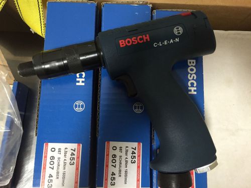 Bosch 0 607 453 431 air c.l.e.a.n pneumatic pistol grip torque screwdriver for sale
