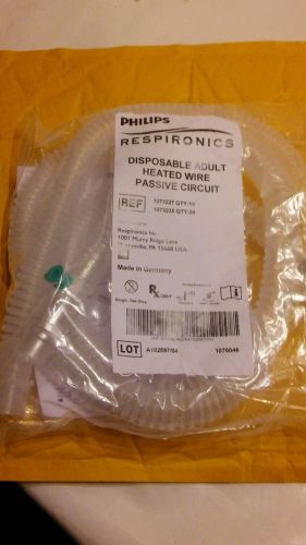 Lot of 7  Respironics Adult Passive Disposable Heated Circuit Sealed 1073227 NEW