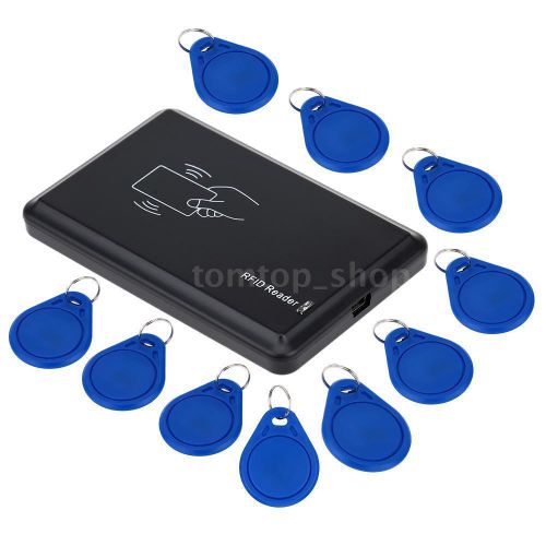 Proximity Smart RFID 13.56MHz IC Card Reader with 10X IC Key Cards 3Y0P