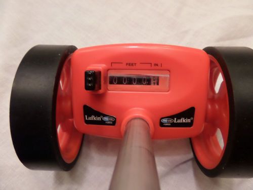 Lufkin pmsw28 dual wheel compact measuring wheel-42 inches extended comfort grip for sale