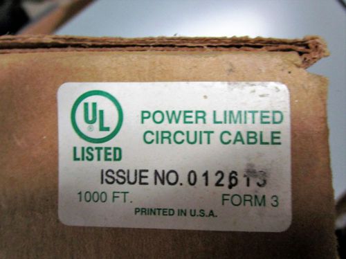 CIRCUIT CABLE Power Limited, CL2, STR, 20/2, BC/TC, NEW, 1000ft