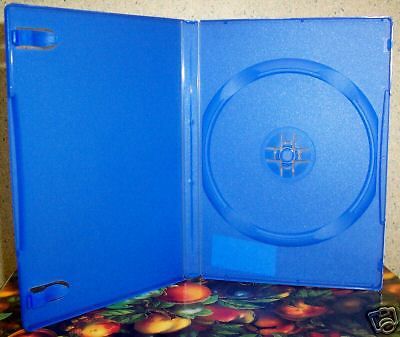 500 new standard dvd cases, blue opaque - bl71 for sale