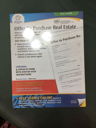 Socrates Offer To Purchase Real Estate: New in Package