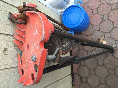 Ridgid 460 tristand pipe stand chain vise for sale
