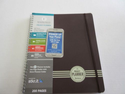 CR GIBSON PROJECT PLANNER 200 PAGES BROWN 11&#034; T X 9&#034; W MEP2-12767