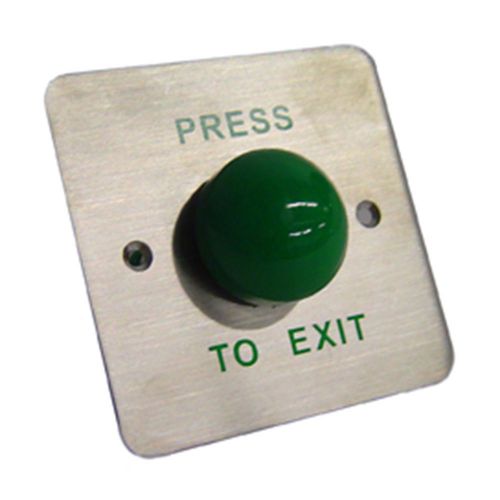 Model PBM100 Press To Exit Button With Large Green Button &amp; Gang Box