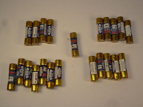 22 lot of new fusetron dual element fuses for sale