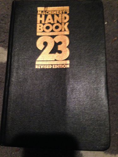 Machinery handbook 23rd edition