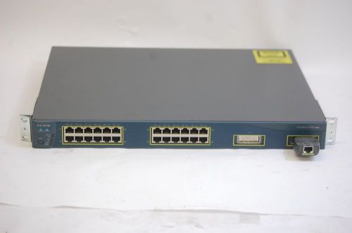 Cisco Catalyst Ehternet Switch WS-C3550-24-SMI 24 PORT 10/100 And 2 GBIC PORTS