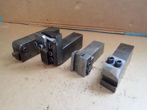 4 Pc Automatic Screw Machine Lathe Form Tool &amp; Dovetail Holders 1-1/2&#034; Wide Body