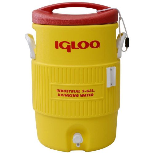 Igloo 5 gallon heavy duty water cooler-part number:451--w/ cup holder,cups,mount for sale