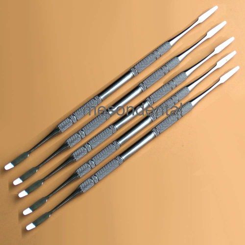 New 5x Dental Stainless Steel Cement Spatulas Double Ended Mixing Tool JUS