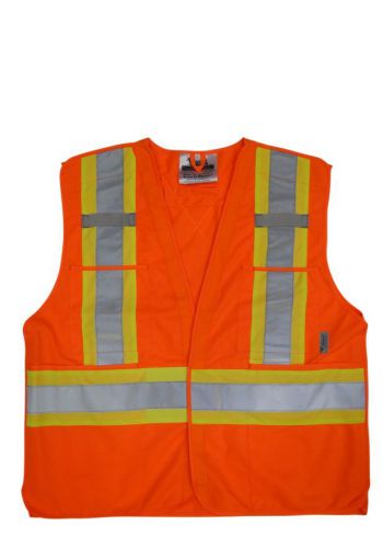 6135O Viking Safety Vest Fully compliant with ANSI/ISEA 107-2010 Class 2 Level 2