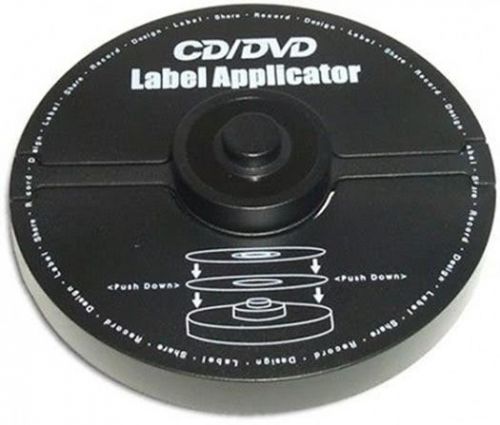 Cd/dvd label applicator - easy and hassle free! for sale
