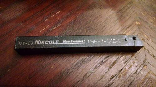Nikcole mini-systems the-7-1/2-l groover tool holder for sale