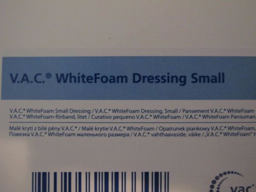 V.A.C. White FOAM DRESSING - SMALL -  KCI WOUND VAC Therapy - LOT of 6 *SEALED!