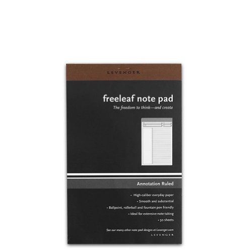 Levenger freeleaf annotation ruled pads, junior (5) (ads5580 jnr) for sale