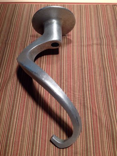 Commercial Mixing Bowl &#034;J-HOOK&#034; Attachment/Aluminum 13&#034;-Long/Shaft Is 1&#034;-inch