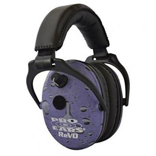 Pro Ears ER300PUR ReVO Electronic Ear Muffs 28 dBs - Purple Rain