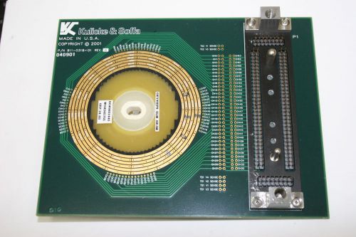 Kulicke &amp; Soffa 811-0318-01 Rev A Device# HIP8-SLM-SRAM Probe Card