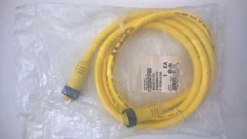 *NEW*Brad harison 113020A01F060 CABLE ASSEMBLY 3P MALE/FEMALE ST/ST 6FT WOODHEAD