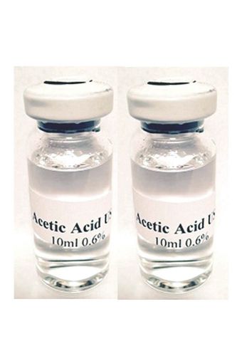 2-10ml Acetic Acids 0.6%. Sterile USP Grade for mixing